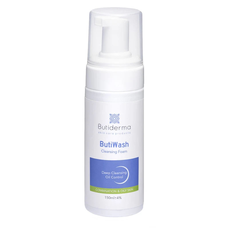 فوم شست‌وشوی صورت بیوتی درما مدل Buti-O مناسب برای پوست چرب حجم 150 میلی‌لیتر