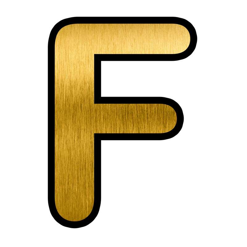 تابلو راهنما طرح حروف لاتین مدل MO-T-F