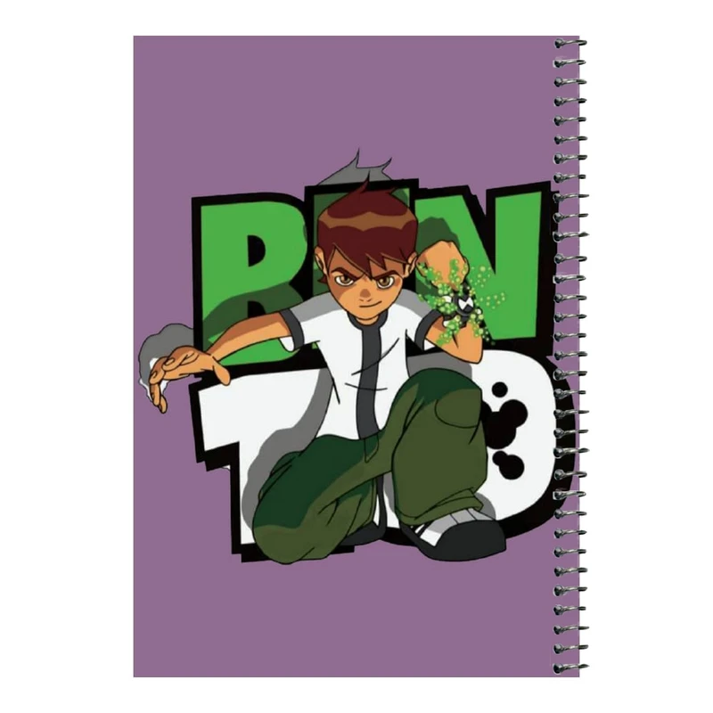 دفتر مشق 80 برگ اس جی مدل بن تن کد ۶    