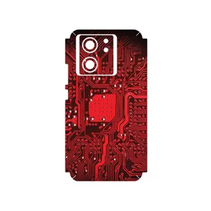 MAHOOT Red_Printed_Circuit_Board Cover Sticker for Xiaomi 13T Pro