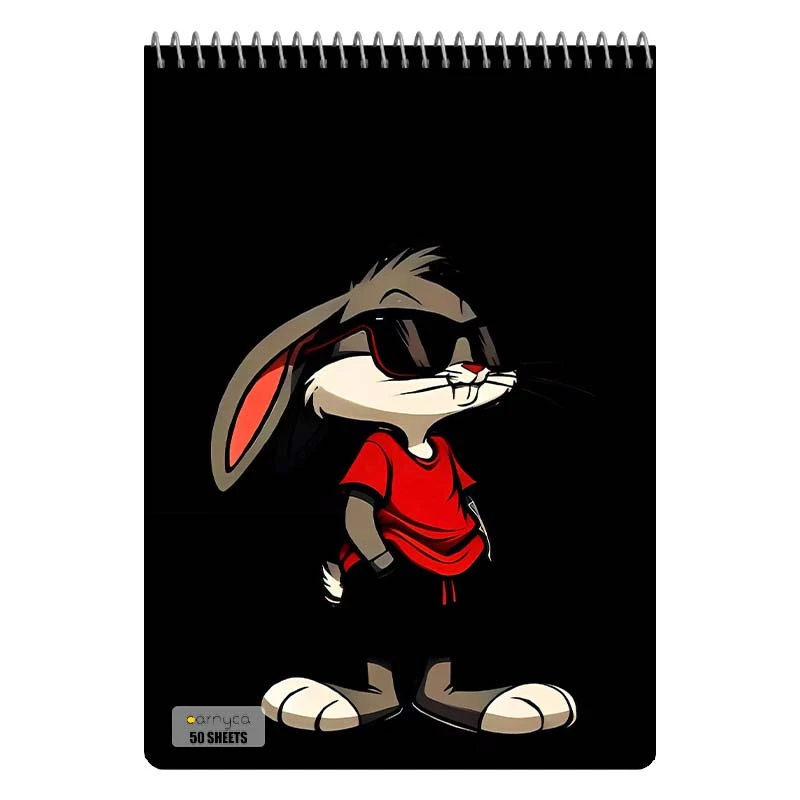 دفتر نقاشی 50 برگ سیمی کارنیکا طرح The Bugs Bunny کد 39194