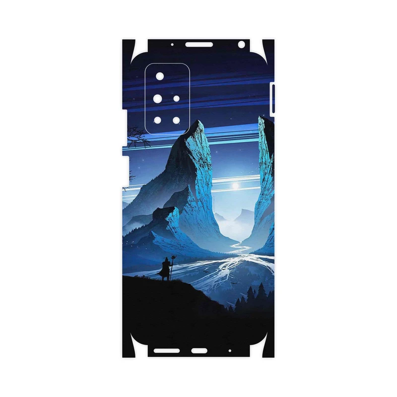 برچسب پوششی ماهوت مدل Blue Mountains Digital Art-FullSkin مناسب برای گوشی موبایل شیائومی Redmi 10 Prime