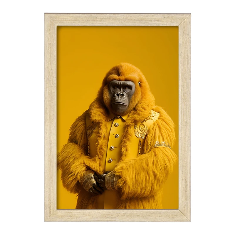 تابلو خندالو مدل گوریل کد F3376