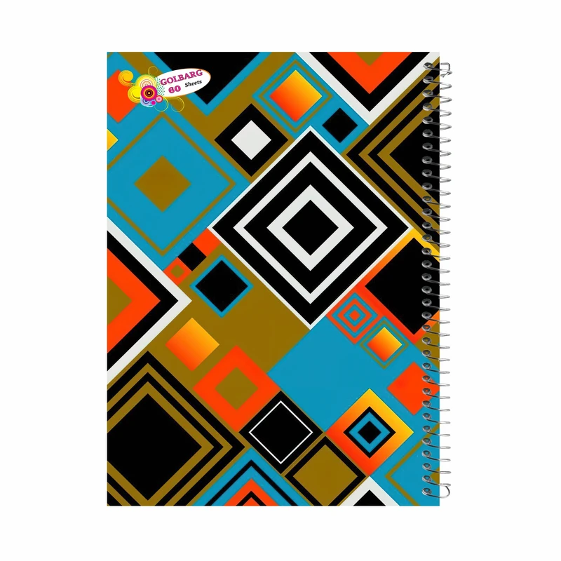 دفتر مشق 60 برگ گلبرگ مدل دبیرستانی کد 2066