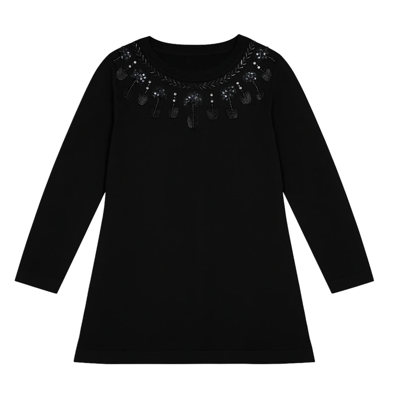 بلوز آستین بلند یقه گرد زنانه مدل ۶۴۰