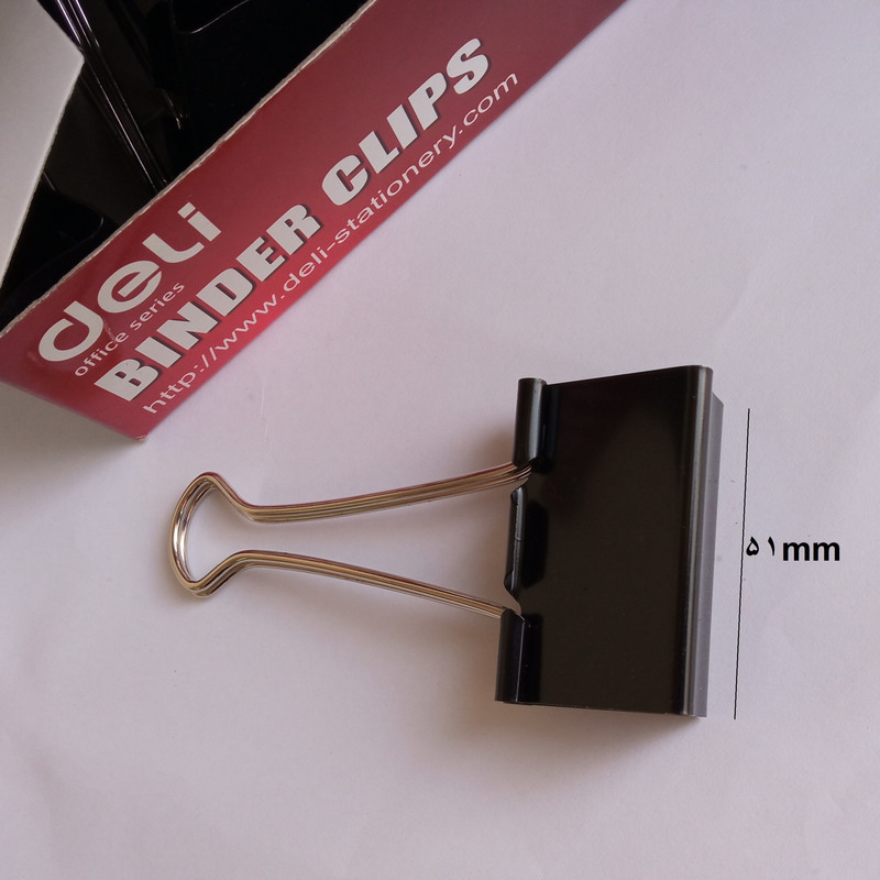 گیره کاغذ دلی کد 9541A بسته 12 عددی