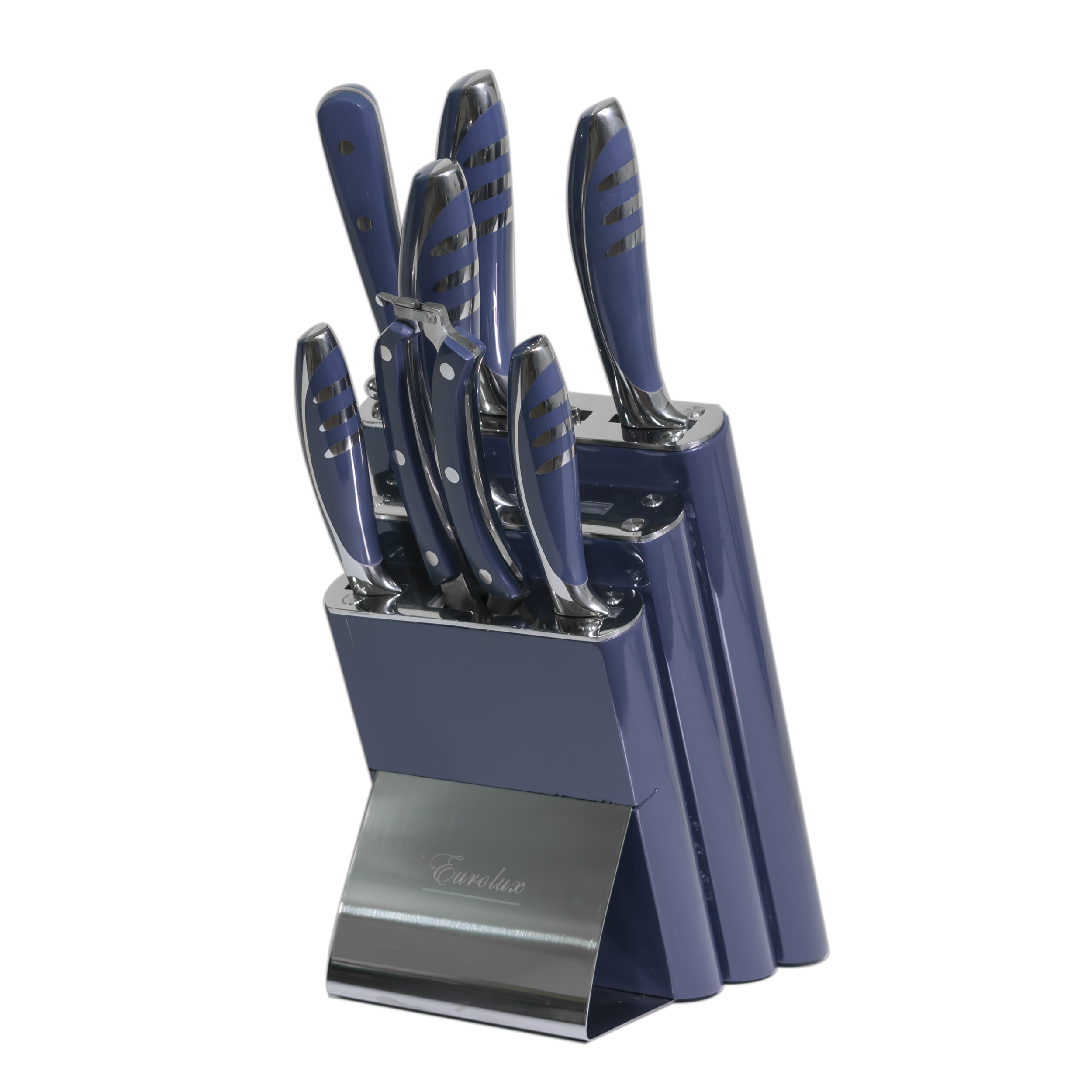 سرویس چاقو آشپزخانه 8 پارچه  یورولوکس مدل EU-KS8221LSB