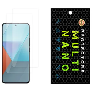 Multi Nano X-S2N Model Transparent Screen Protector Suitable For Xiaomi Redmi Note 13R Pro Mobile Phone Pack Of 2