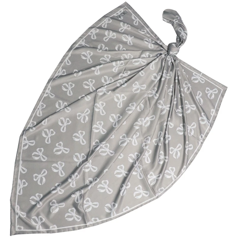 روسری زنانه مدل ابریشم توییل مزونی بهاره جدید طرح پاپیون کد ab457