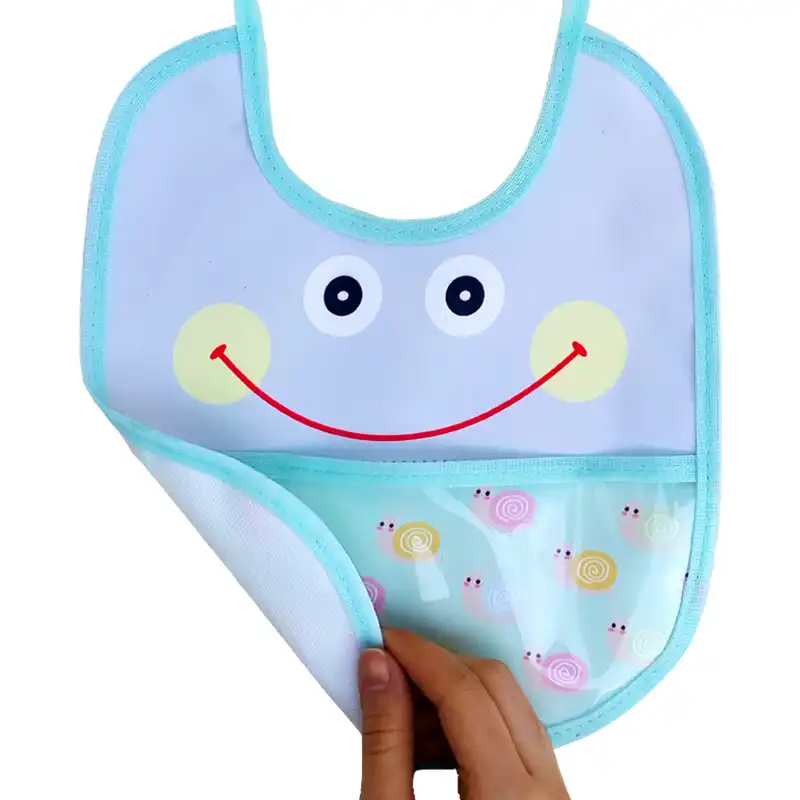 پیش بند نوزادی مدل جیب دار کد حلزون