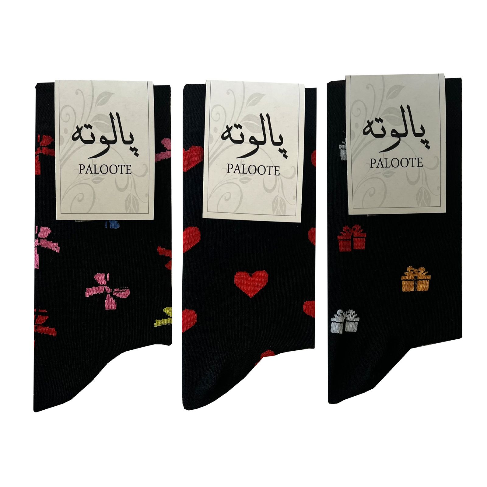 جوراب زنانه پالوته مدل PLT-FGPH مجموعه 3 عددی -  - 3