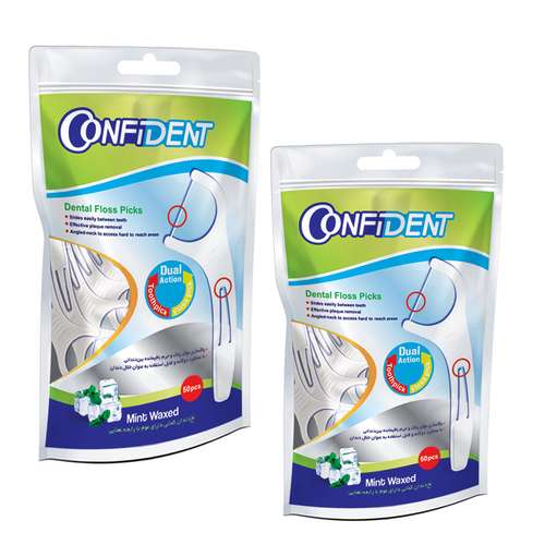 نخ دندان کانفیدنت مدل 02 مجموعه 2 عددی