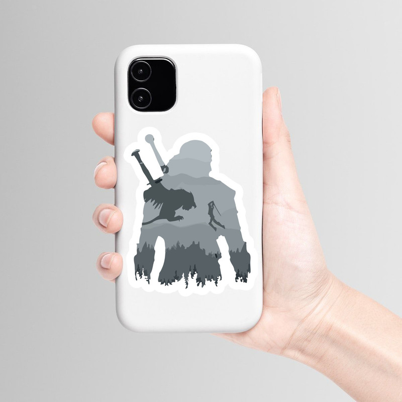 استیکر لپ تاپ و موبایل بووم طرح سریال ویچر کد mm18 