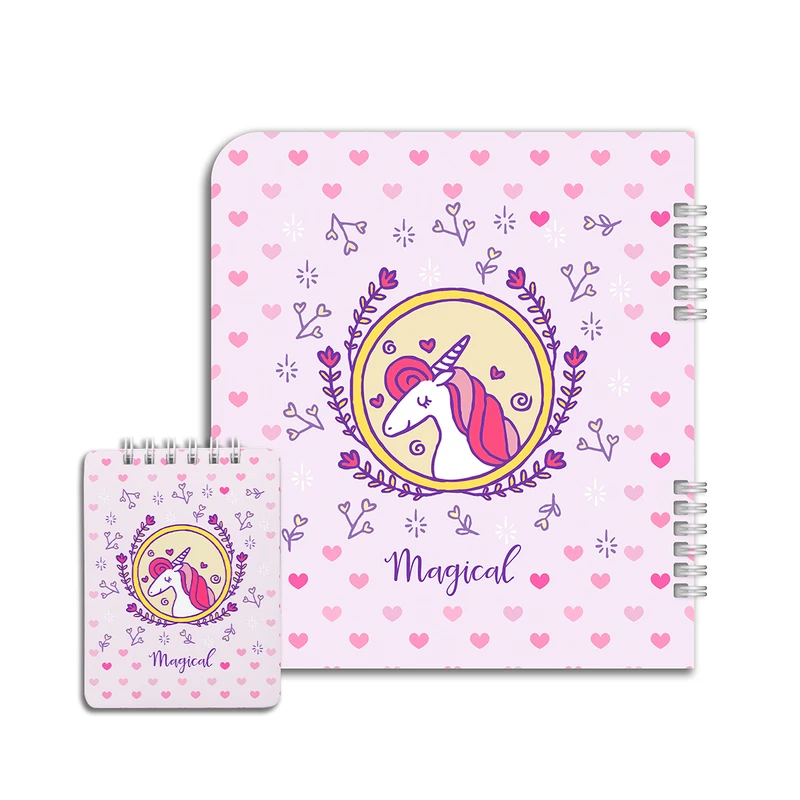 دفتر پانداک طرح یونیکورن مجموعه 2 عددی