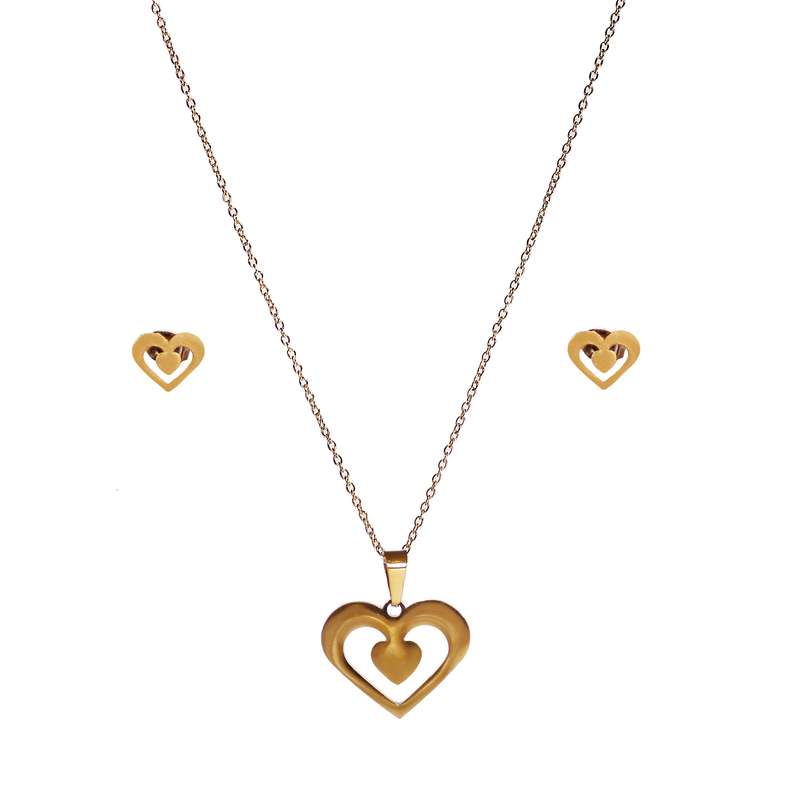 نیم ست زنانه طرح قلب کد NSAT05 نیم ست زنانه طرح قلب کد NSAT05