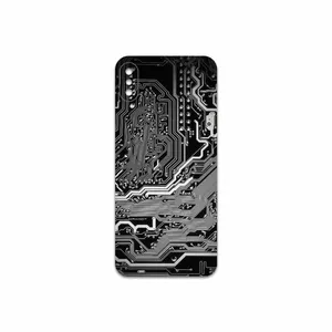 MAHOOT Black Printed Circuit Board Cover Sticker for Apple iPhone X