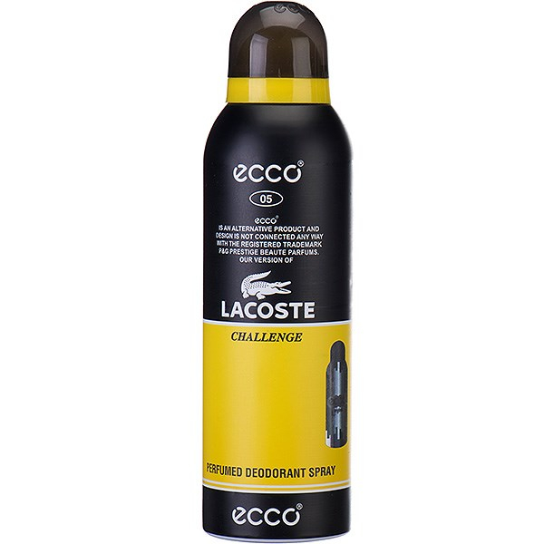 اسپری مردانه اکو مدل Lacoste Challenge حجم 200 میلی لیتر