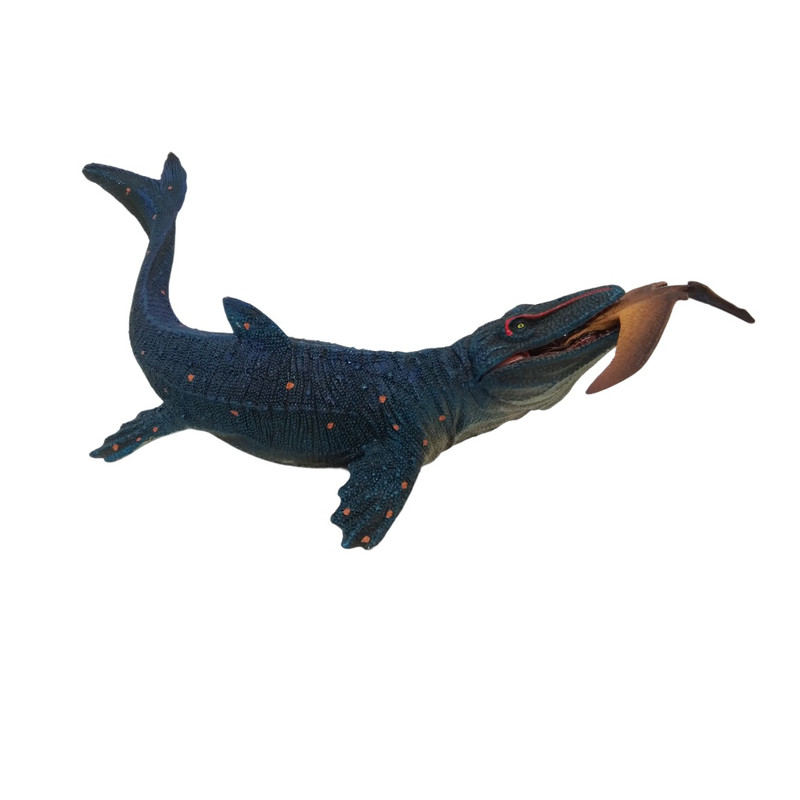 فیگور مدل دایناسور فک متحرک طرح Mosasaurus Hunting for Pterosaur مجموعه 2 عددی