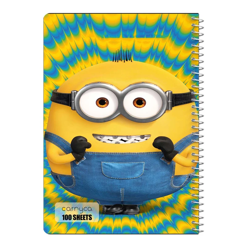 دفتر مشق 100 برگ سیمی کارنیکا طرح مینیون ها Minions کد 70954