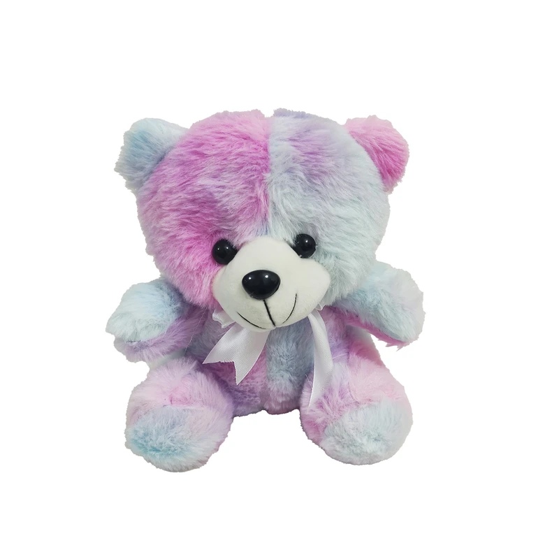 عروسک مدل خرس آبرنگی نشسته ارتفاع 20 سانتی متر