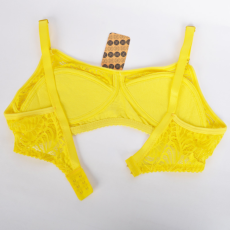 سوتین زنانه دکسونری مدل 125004010 دانتل رنگ زرد