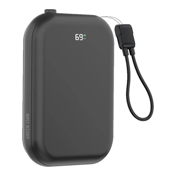 پاوربانک گرین لاین مدل 3IN1 MAGSAFE PD 20W ظرفیت 10000میلی آمپر ساعت