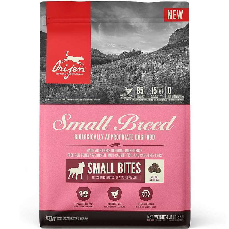 غذای خشک سگ اوریجن مدل small breed وزن 1.8 کیلوگرم