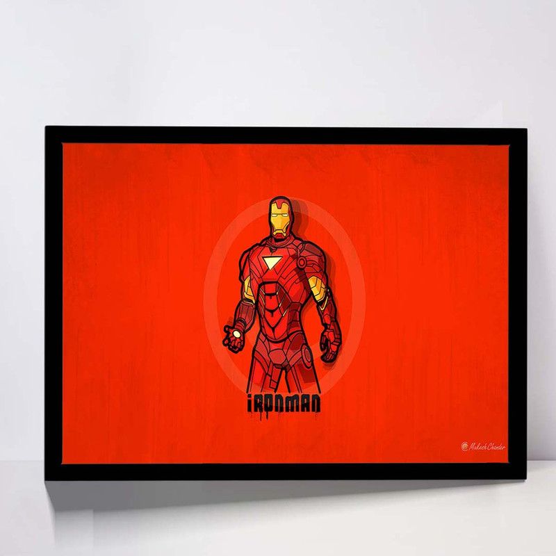 تابلو مدل iron man کد F-13014