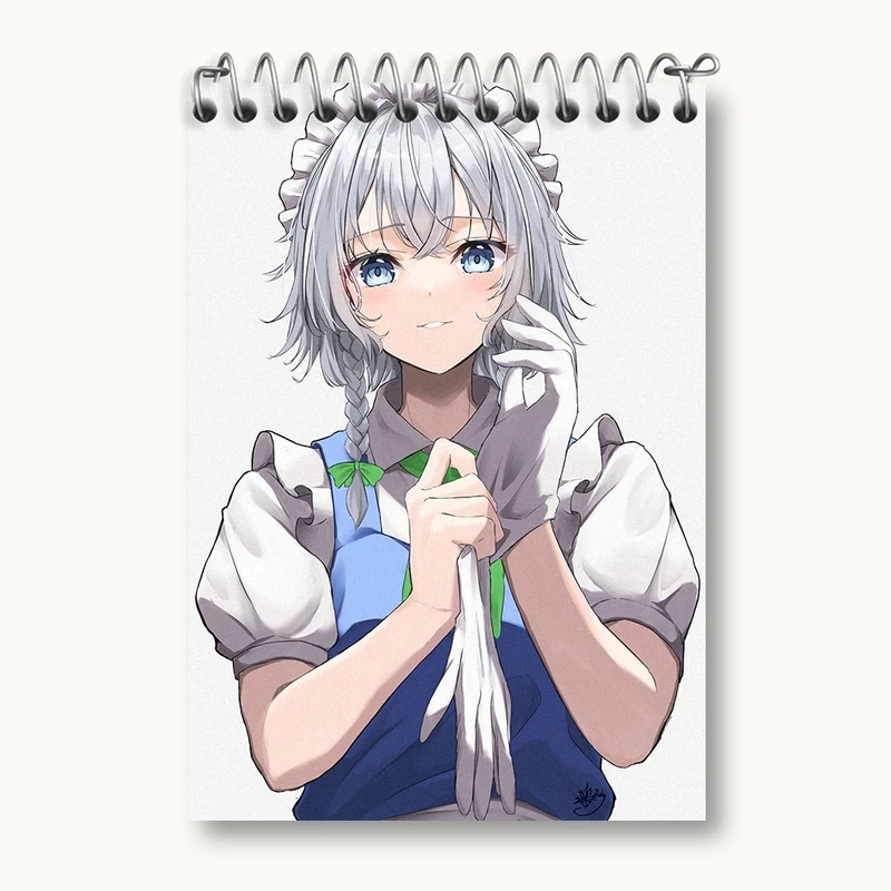 دفتر یادداشت 50 برگ خندالو مدل بازی توهو (Touhou) کد 35752