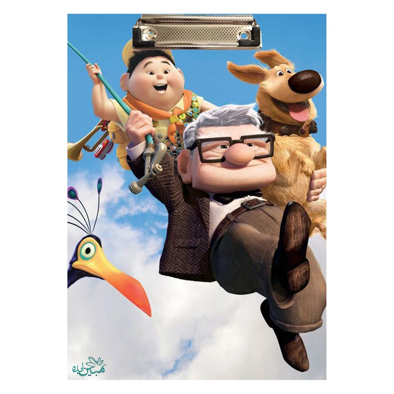 تخته شاسی مبین ایده مدل کارتونی کد h62 سایز A4