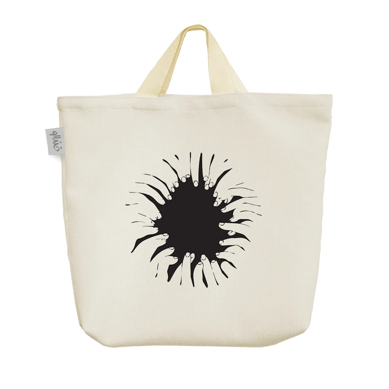 ساک خرید خندالو مدل سیاه چاله انگشت کد 6812