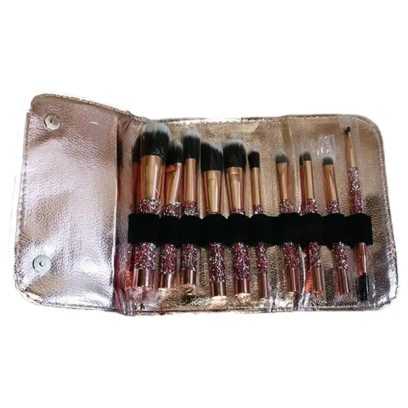 ست برس آرایشی مدل نگینی بسته 10 عددی