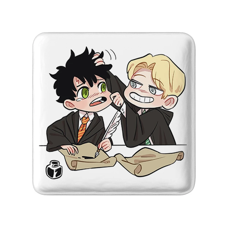 مگنت خندالو طرح دراکو و هری پاتر Harry Potter  مدل مربعی کد 19369