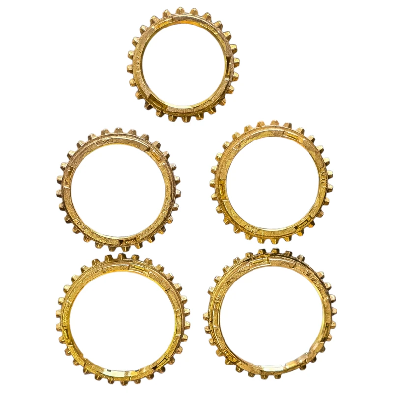 دنده برنجی گیربکس بست یدک مدل 002358 مناسب برای پراید و تیبا بسته 5 عددی