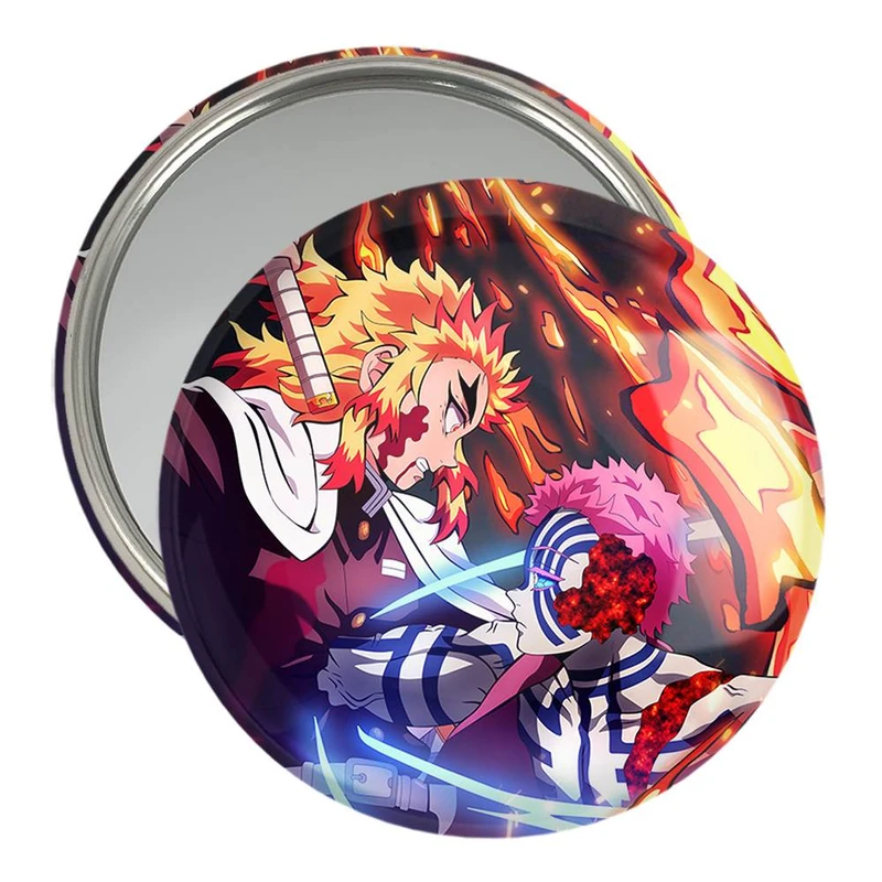 آینه جیبی خندالو مدل آکازا و رنگوکو انیمه شیطان کش  کد 11456