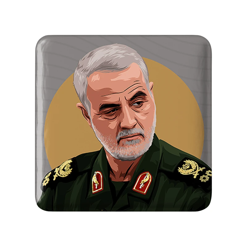 مگنت خندالو طرح سردار قاسم سلیمانی کد 12613
