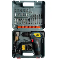 پیچ گوشتی چکشی شارژی 10 میلی متری 148ولت جاب مدل JB-148 AV Industrial مجموعه 40 عددی