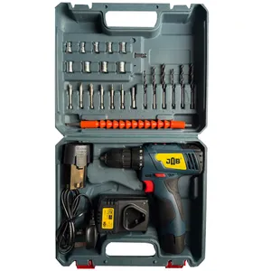 پیچ گوشتی چکشی شارژی 10 میلی متری 148ولت جاب مدل JB-148 AV Industrial مجموعه 40 عددی