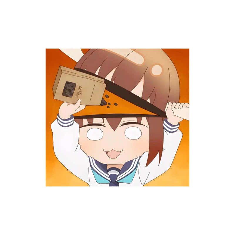 استیکر لپ تاپ و موبایل مدل انیمه طرح نوکوتان دوست گوزن من نوکو شیکانوکو My Deer Friend Nokotan Noko Shikanoko کد 3650