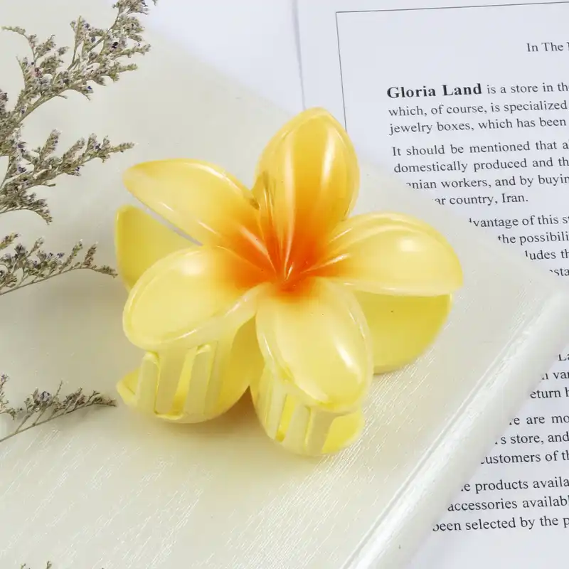 کلیپس مو زنانه مدل پلومریا کد G_Lnd1467