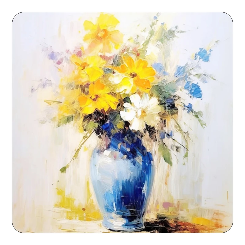 مگنت کاکتی طرح نقاشی رنگ روغن مدل mp73518