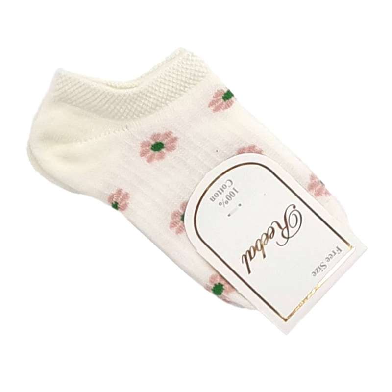 جوراب دخترانه مدل بابونه 2101-736510