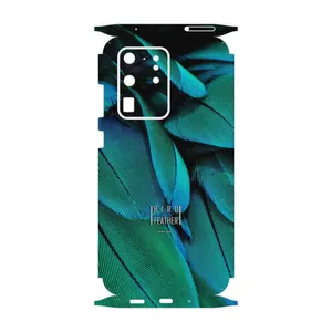MAHOOT Green Feather-FullSkin Cover Sticker for Samsung Galaxy S20 Ultra