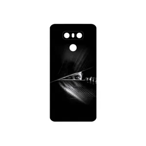 MAHOOT Black Portrait Cover Sticker for LG G6