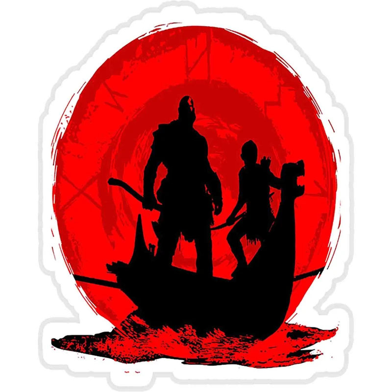 استیکر لپ تاپ طرح God of War  کد ST771