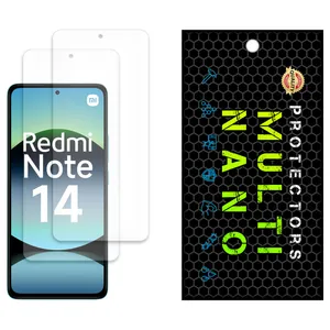 Anti-reflective Multi Nano Screen Protector Model X-S2M Suitable for Xiaomi Redmi Note 14 4G Mobile Phone, Pack of 2