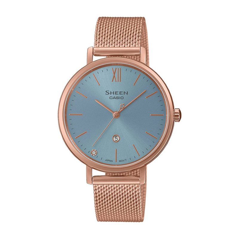 ساعت مچی عقربه‌ای زنانه کاسیو مدل SHE-4539PM-2AUDF