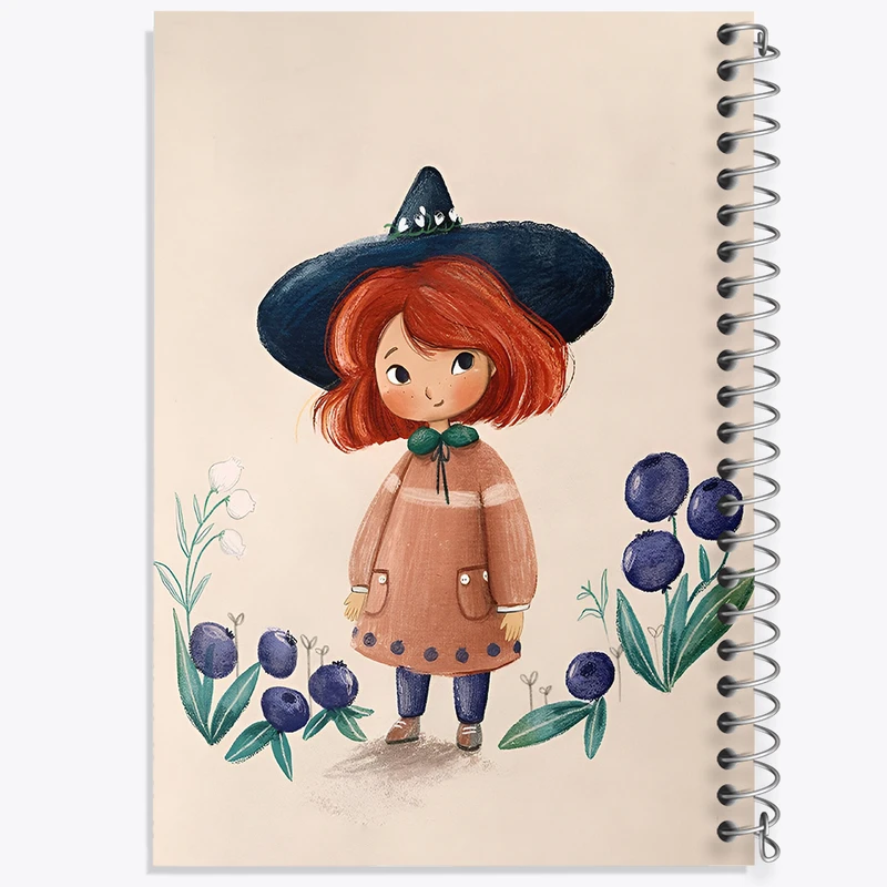 دفتر مشق 50 برگ خندالو طرح دخترانه کد F8370