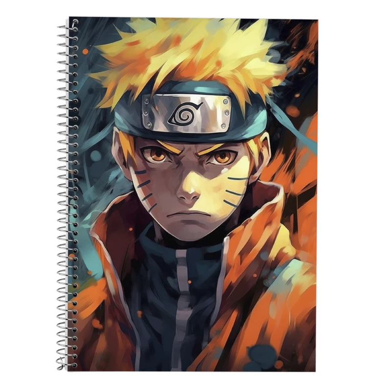 دفتر زبان 50 برگ مدوپد مدل دوخط طرح نارتو narto کد DF10659