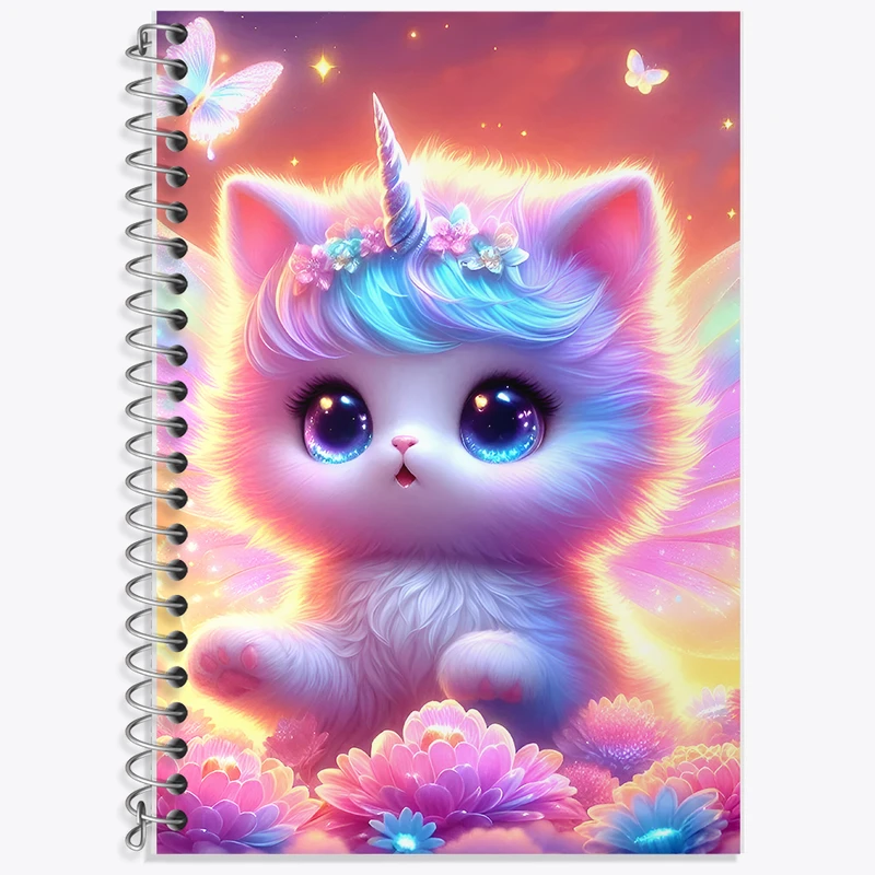 دفتر نت موسیقی 50 برگ خندالو طرح گربه کیوت کد F5333